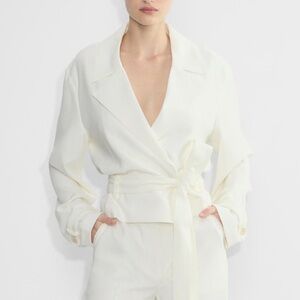 NWT ARITZIA BABATON POSTAGE TRENCH COAT LIGHT BIRCH SIZE XS
